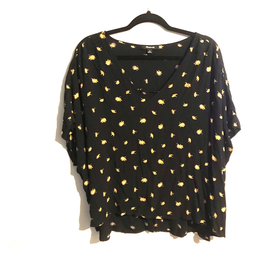 Madewell French daisies drapey dolman sleeve